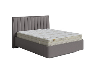 Кровать Fly Majesty с ПМ + Матрас Comfort Up Middle Plus (Рогожка Mauro Лён) 200x200