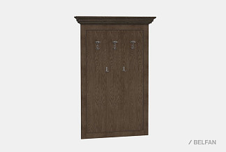 Вешалка настенная "Алези"; табак