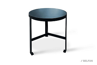 Стол журнальный "Collin" (круглый) малый; А-016.345; металл черный; Сумеречный