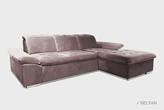 "Престон" диван с оттоманкой; раскл.; 8ML2MR; "Дельфин" (1940х1360); 360 (1)  (гр.2)