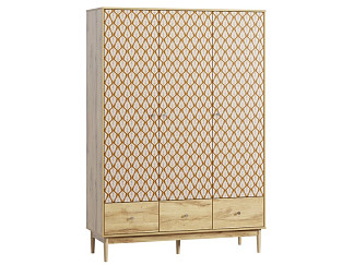 Распашной шкаф Тайрон 3-140x200 Розетта