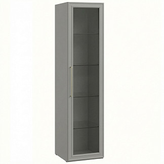 Шкаф-витрина одностворчатый Монреаль серый Монреаль серый