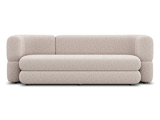 Диван прямой Брера Букле Кремовый