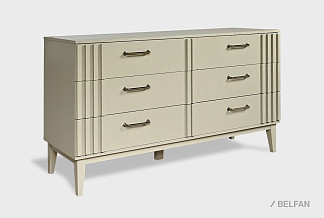 Комод "Чикаго" (6 ящиков); агат