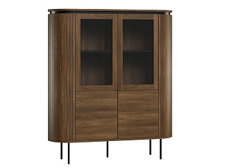 Витрина УЦЕНКА-Кэрнс-1 Walnut