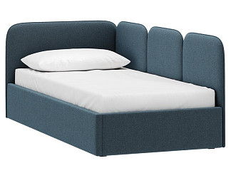 Детская кровать Имми 90 Рогожка Синий