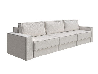 Орматек Диван-кровать Porto Hard трехсекционный (Ткань: Рогожка Levis 12 Лён) 295x157