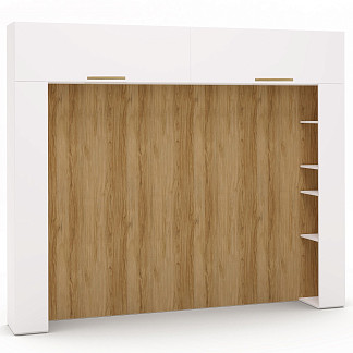 Секция для кровати (1800/диван-кровать) др.ручки Soho белая