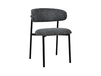 Стул Клейв-2 Рогожка Графитовый/Черный