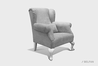 "Шоттэ" кресло; нераскл.; 12; дуб рус.с пат.Р-43; Royal Velvet 03 (38744)+Royal Velvet 03 (38744); (гр.1)