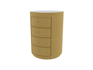 Тумба Verda Classic (Ткань: Микровелюр Marino 15 Шафран) 51x53