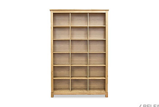 Стеллаж "Рауна" 30 (широкий); бейц-масло