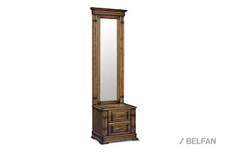 Тумба с зеркалом "Верди Люкс"; венге