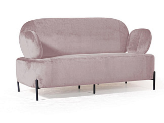 Орматек с металлическими опорами Dream (Ткань: Велюр Barkhat 17 Чайная роза) 73x152