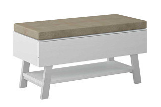 Банкетка Магнум Блан-шене, Белый