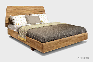 Кровать "Уоллстрит"; без основания, без матраса; (1600x2000); к-бейц-масло