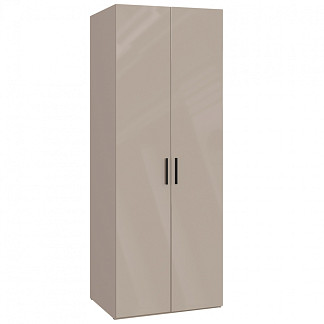 Шкаф 2дв. гл.608 (ст.гориз.беж) Chelsea тауп/туя