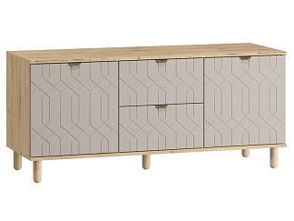 ТВ-тумба Теджонс 139x62 Деко ​Латте/Дуб Ирландский