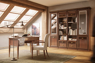 Комплект мебели для кабинета Изотта 6 (9 элементов)