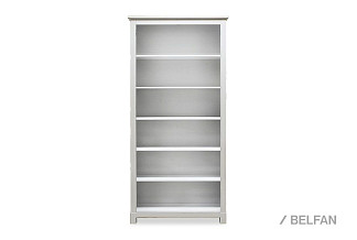 Стеллаж "Рауна" 20 (узкий); белый воск