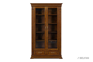 Шкаф для книг "Верди Люкс 2/1"; черешня