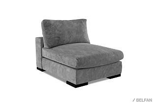 "Лофт" секция 1-но местная без подлокотников; 10; венге; Atlanta vision (30955(0))+Atlanta vision (30955(0)); (гр. 1)