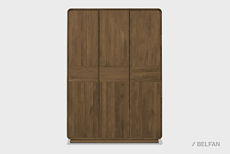 Шкаф для одежды 3-х дверный "Монблан"; графит