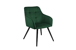 Стул-кресло поворотный Отэм зеленый / черный