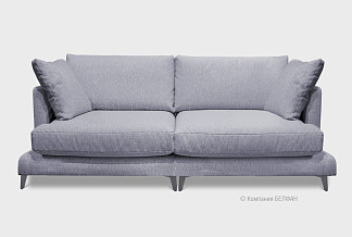 "Леформ" диван 2-х модульный; 1L+1R; металл серебро; Perla12+Perla12+Perla12+Perla12 (гр. 6/ТД)