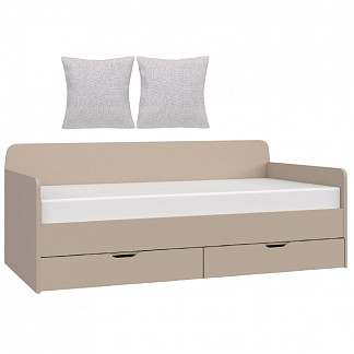 Кровать-диван (беж) (900мм)+ящик G3A+подушки Soho беж