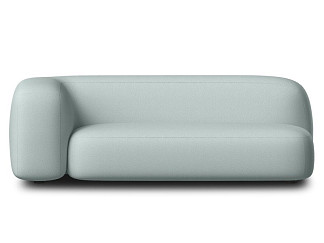 Диван прямой Риббл-11 Bucle Mint