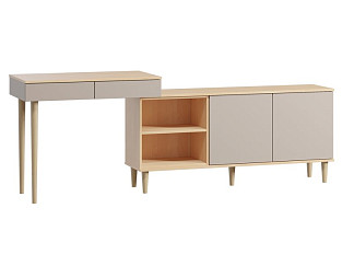 Стол-тумба Элвуд 220x78 Латте