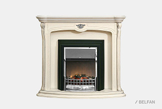 Подставка декоративная "Алези 1"; слоновая кость с серебром