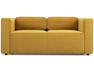 Диван прямой Аронт Мини Velvet Yellow
