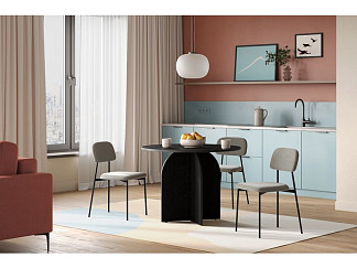 Обеденная группа Торстен 100 Древесный черный