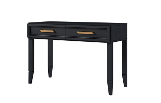 Стол-консоль Чарли с двумя выдвижными ящиками / шафран