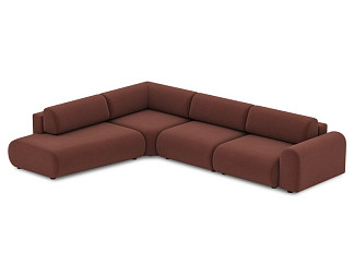 Диван модульный Маиль-5 Textile Marsala