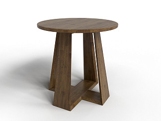 Журнальный стол Verda Majestic (Массив (дуб) Масло-воск Темный Орех) 60x60