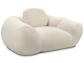 Пуф Тут Рядом Красавчик Мех Молочный