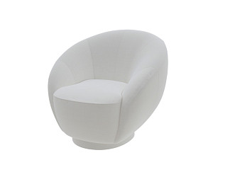 Кресло Verda Modern (Ткань: Микровелюр Marino 4 Лен) 90x87