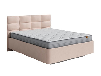 Кровать Fly Como (Veda) 8 + Матрас Orto Comfort Hard (Ткань: Микровелюр Manhattan Пыльная роза) 120x200