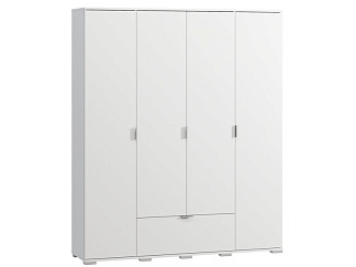 Распашной шкаф Стелла 4.1-160x190 Белый