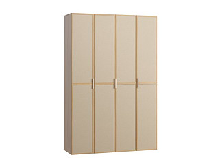 Распашной шкаф Флавир 4-160x250 Рогожка Бежевый