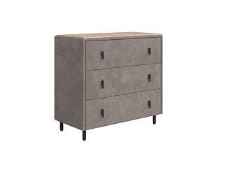 Комод Орматек Sofix (Велюр/ЛДСП Sohu Латте/Бунратти) 92x46