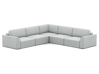 Диван модульный Спейс-М 4 Lazy Silver