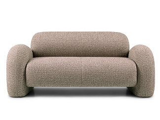 Кушетка Данго Рогожка Розовый