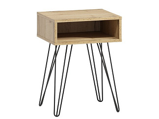 Тумба прикроватная Ивейн-4 Iron Open Wood Simple