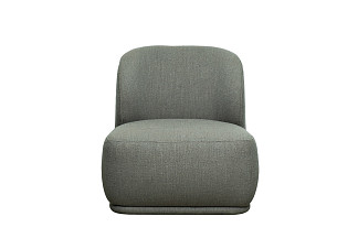 Кресло Capri Basic, рогожка т.серый Norton Graphite 80*90*82см