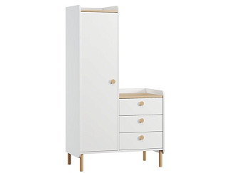Шкаф детский Кейла 1-105x190 Белый