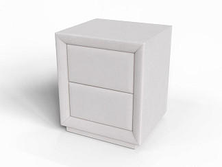 Тумба Verda Modern (Ткань: Микровелюр Laska 01 Белая смородина (Verda)) 50x43